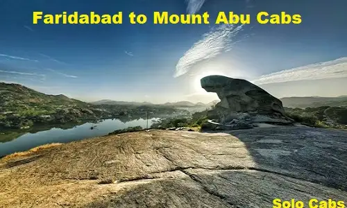 faridabad to mount abu cabs
